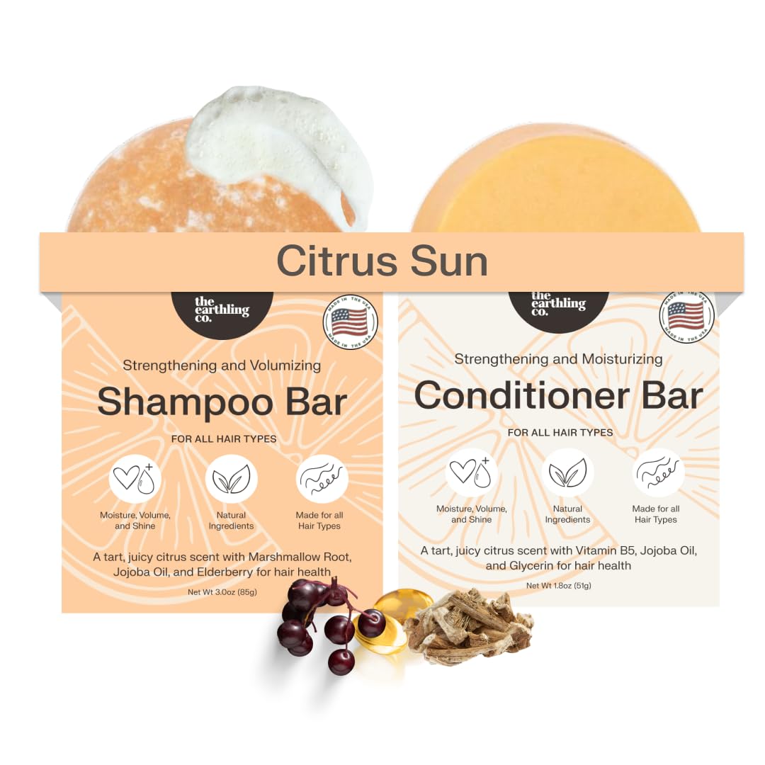 The Earthling Co Shampoing-barre — démonstration d'utilisation pour cheveux propres et doux