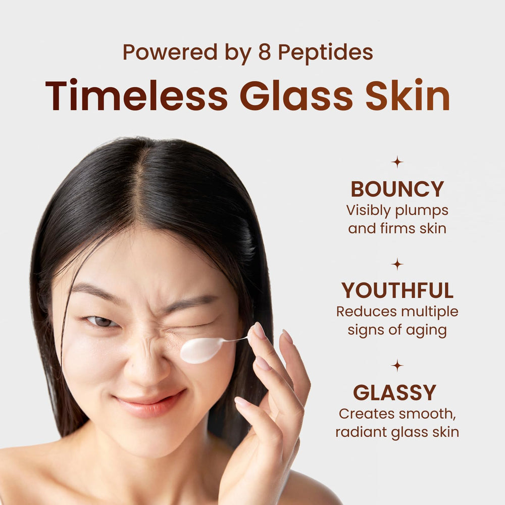 The Face Shop 8 Peptide Moisturizer wild yam extract highlights plant-based nourishment