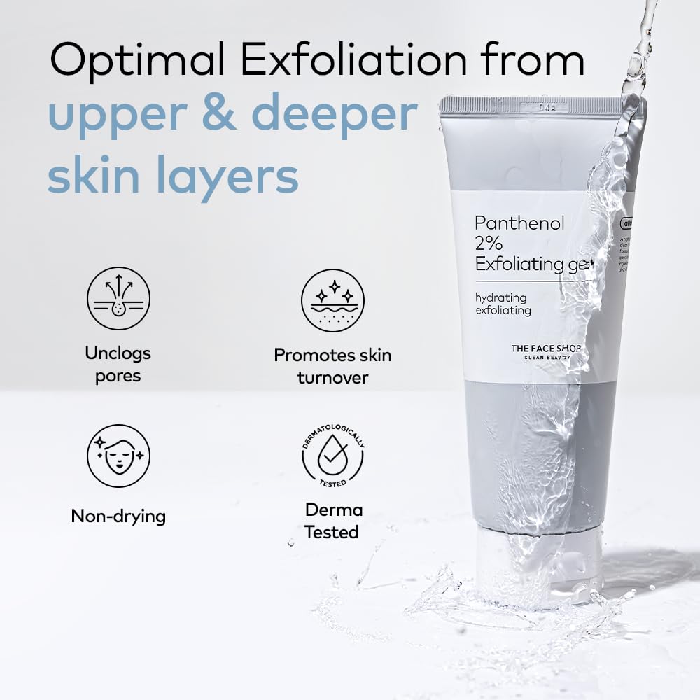 The Face Shop Alltimate Panthenol 2%, exfoliation légère pour pores plus nets