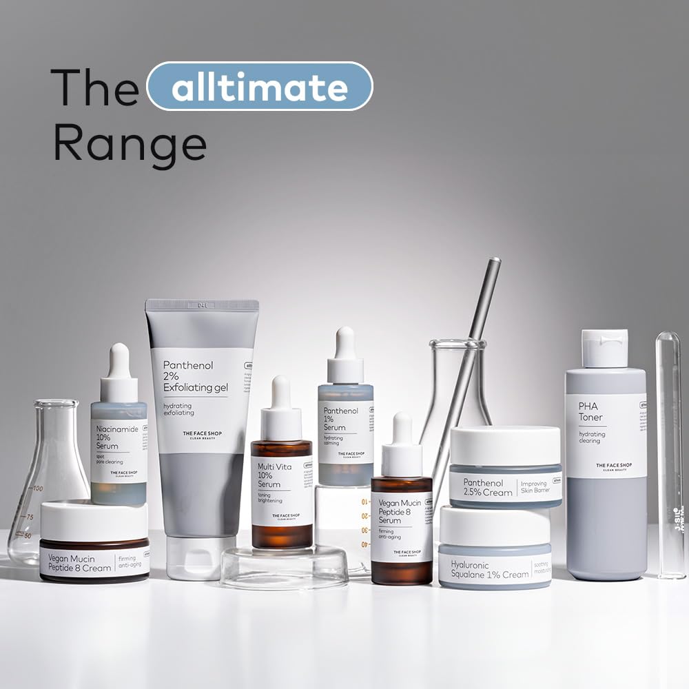 The Face Shop Alltimate Panthenol 2% rituel maison, exfoliation douce et efficace