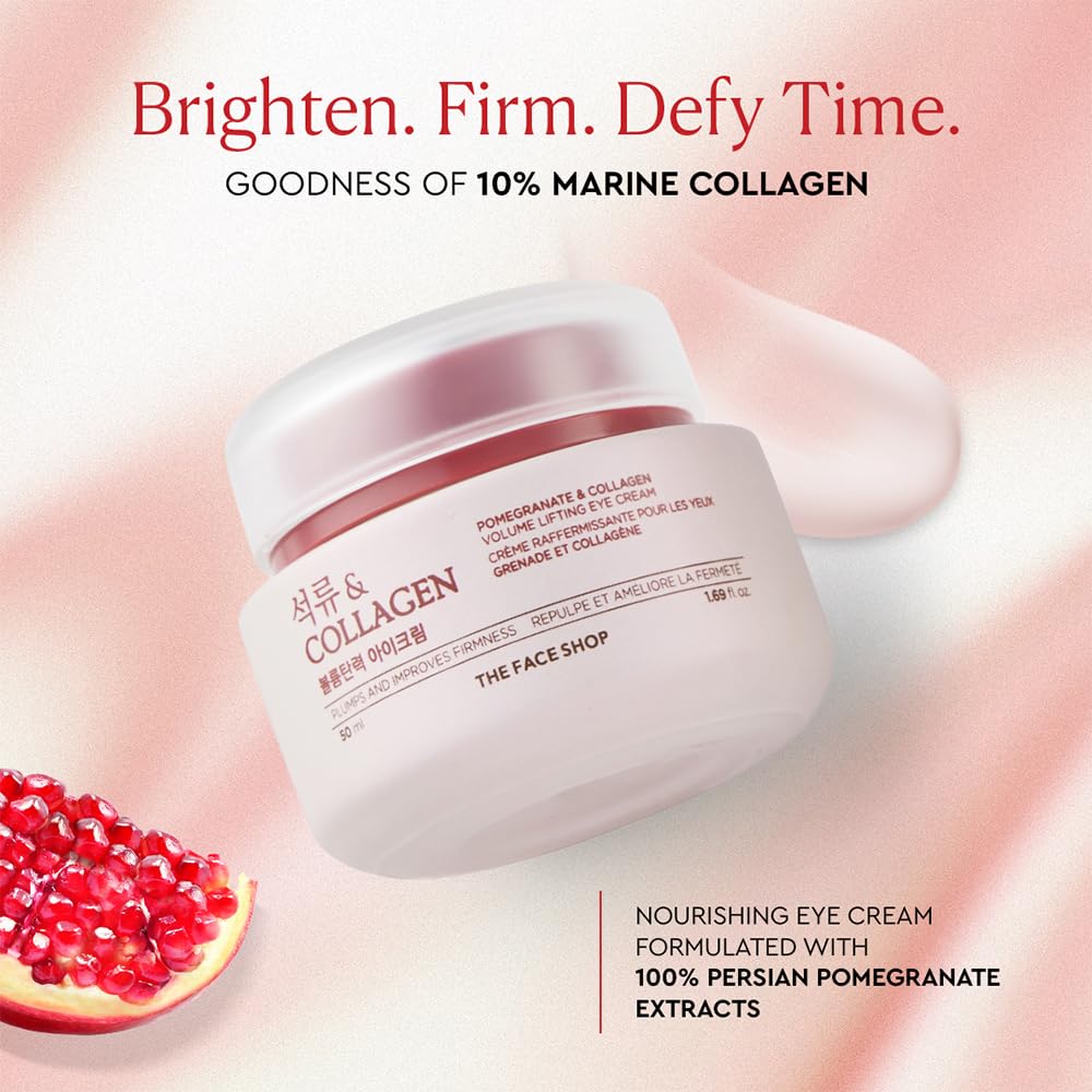 The Face Shop crème yeux hydratation profonde, contour des yeux bien nourri.