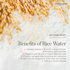 The Face Shop eau de riz apporte douceur et éclat naturel sur le maquillage