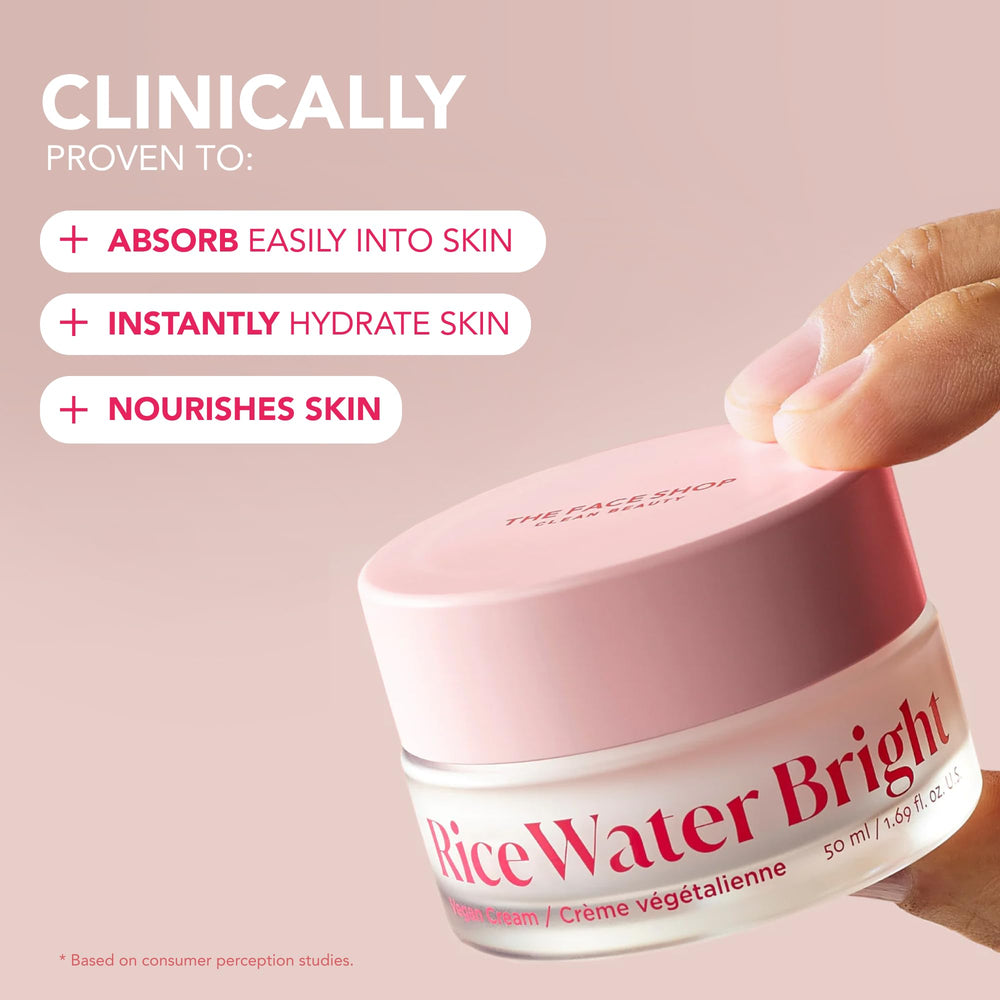 The Face Shop RWB ceramide hydration cream shows nourishing, long-lasting comfort