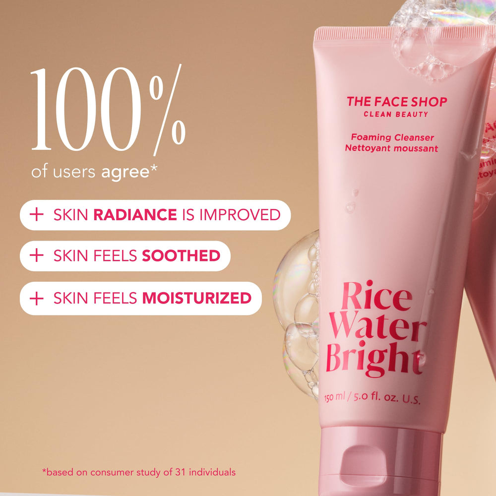 The Face Shop RWB eye cream tube offers brightening, day-long comfort