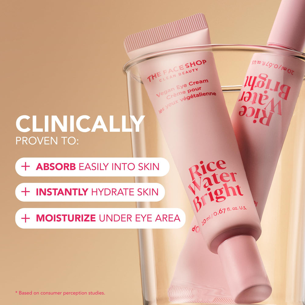 The Face Shop RWB face cream pump emphasizes rich moisture throughout the day