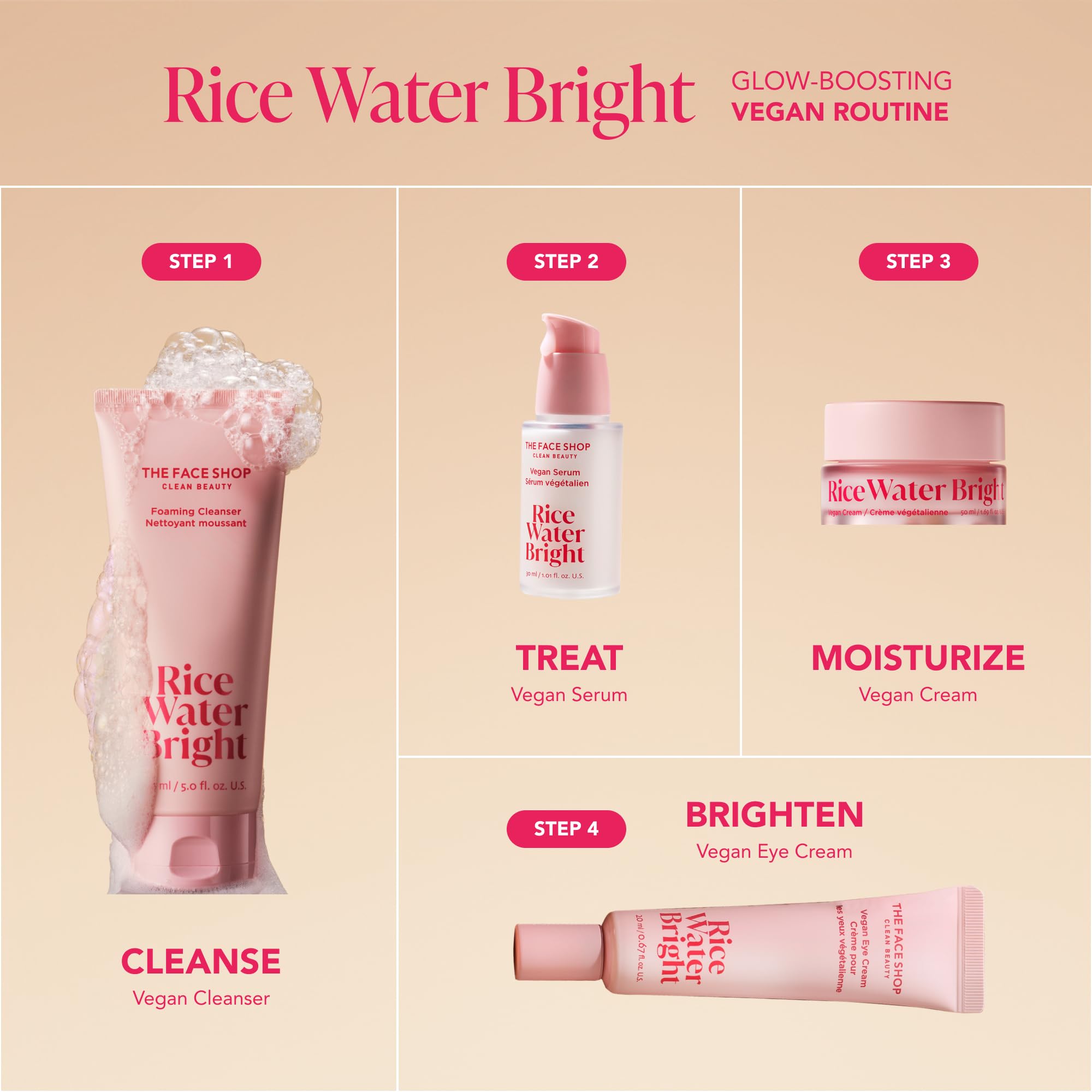 The Face Shop RWB Korean skincare set delivers a compact, everyday routine