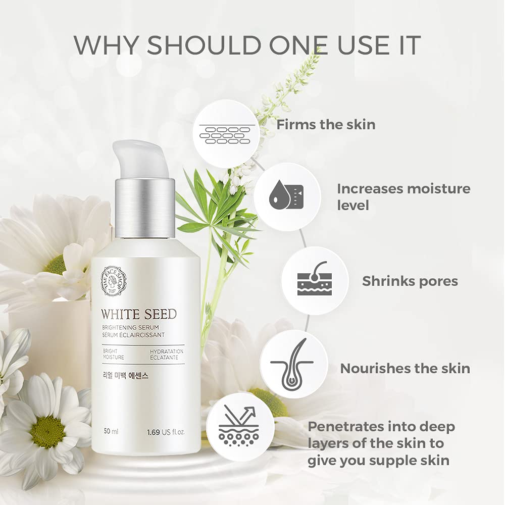 Application matin et soir du Whiteseed Serum sur peau propre.