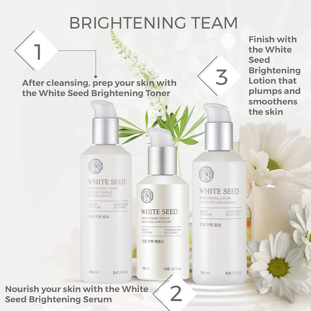 Whiteseed Serum The Face Shop sans additifs pour une routine plus sûre.