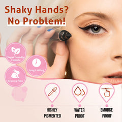 The Flick Stick courbe naturelle pour un trait élégant.