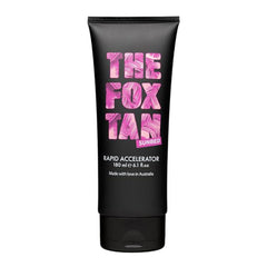 THE FOX TAN accélérateur rapide – Bouteille 180 ml prête pour la cabine UV.