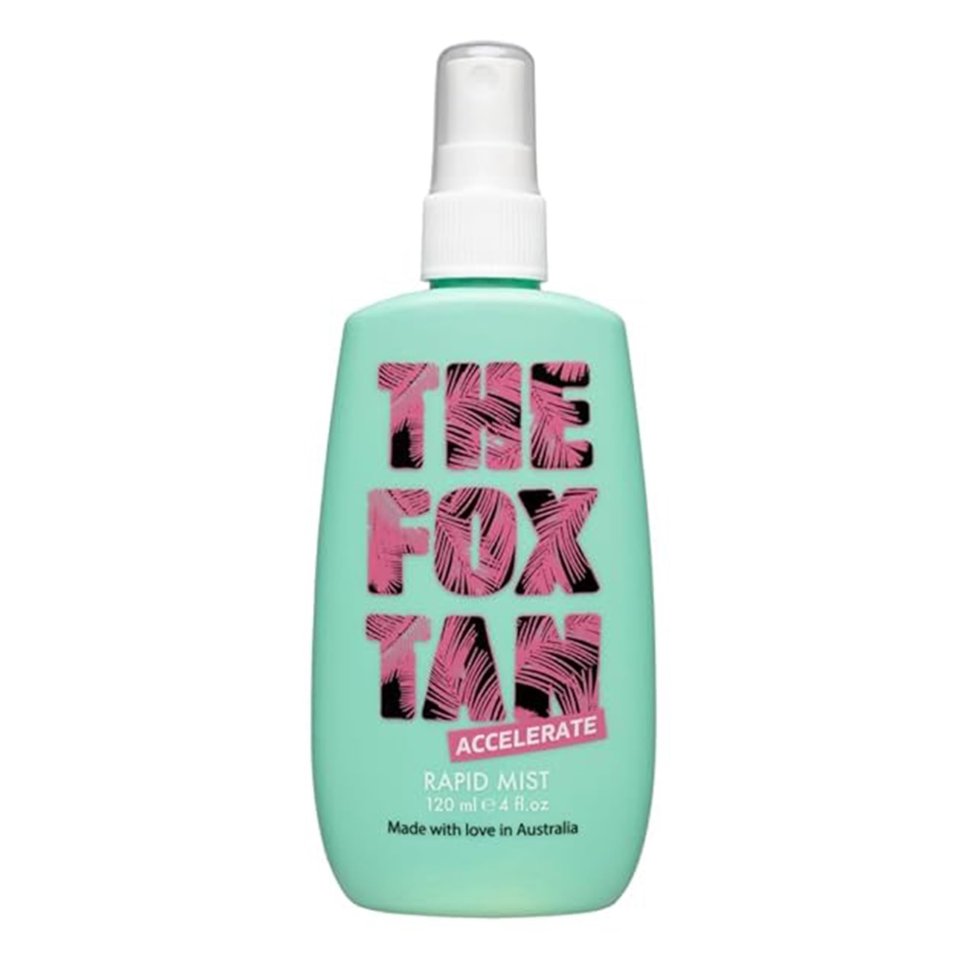 THE FOX TAN Brume accélératrice sur bouteille prête au bronzage rapide.