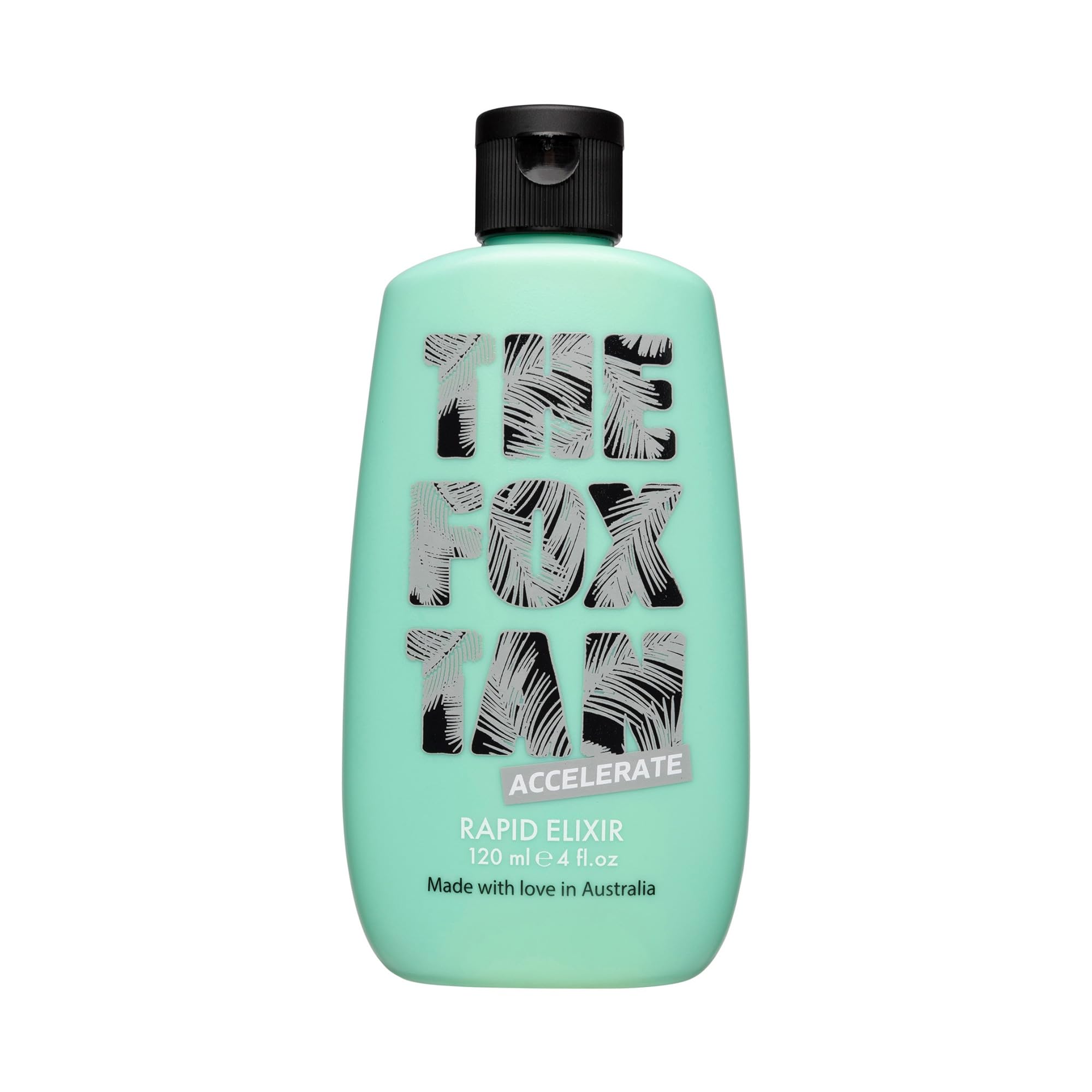 Flacon The Fox Tan Elixir prêt pour bronzage rapide.