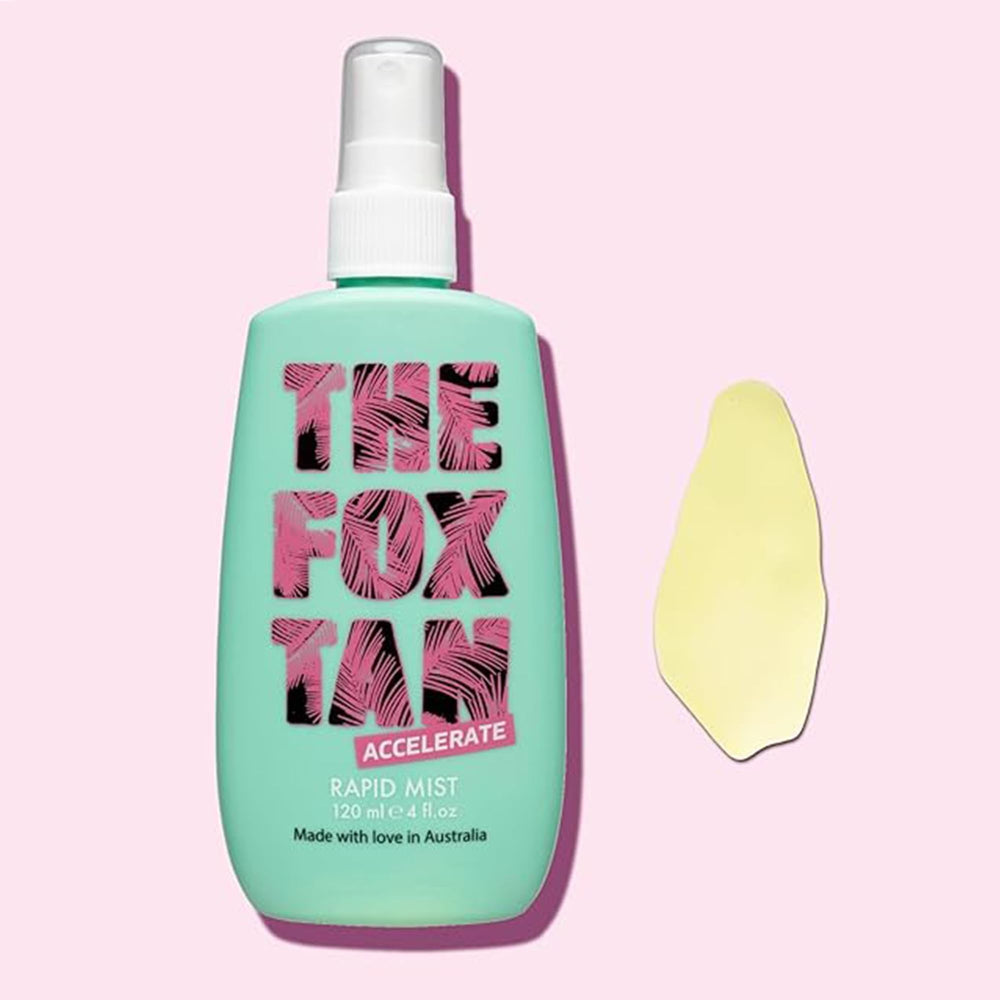 THE FOX TAN Hydratation peau grâce à vitamine E et huiles nourrissantes.