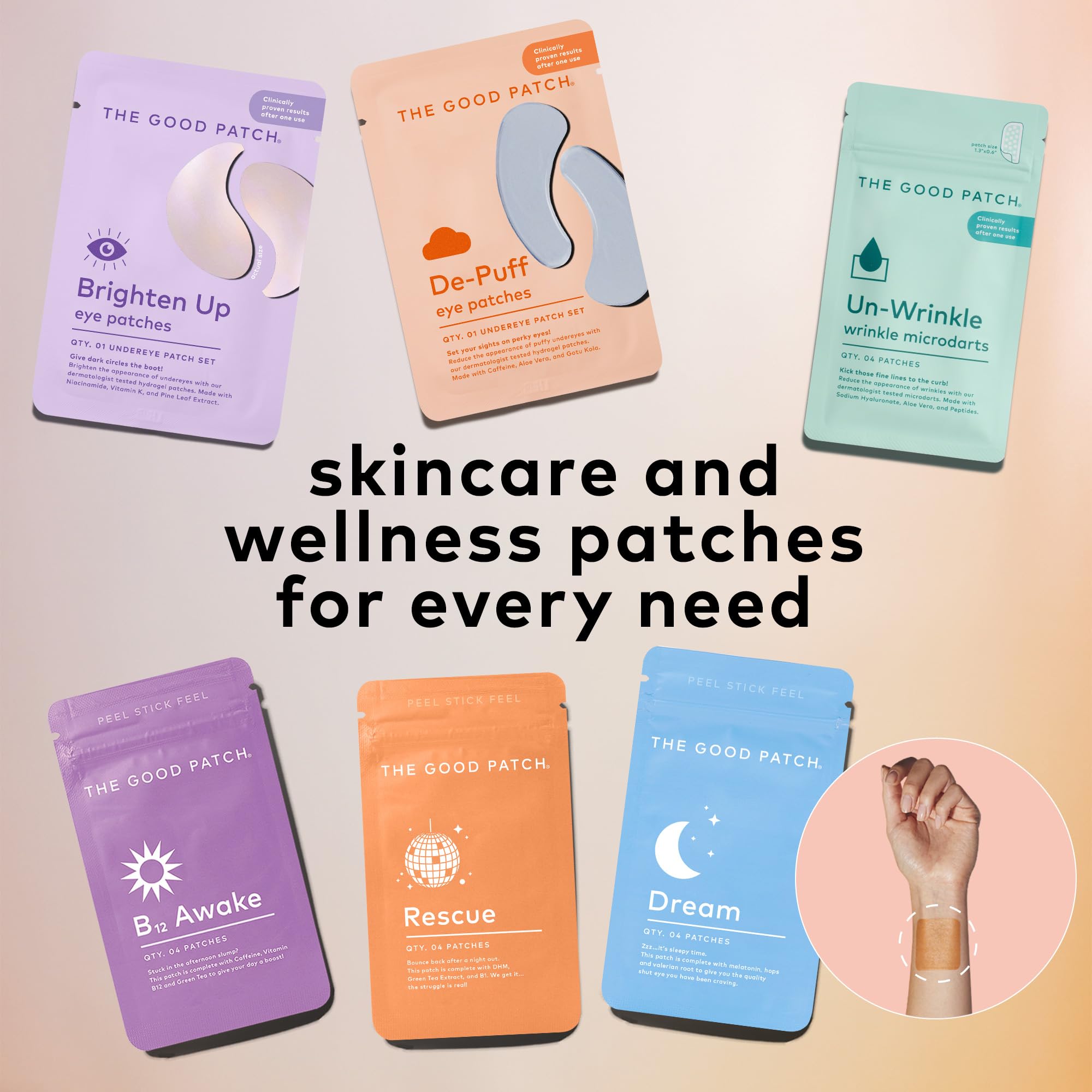 The Good Patch étude consommateur 97% préfèrent ces patchs à leur routine.