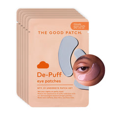 The Good Patch patchs hydrogel yeux réduisent le gonflement et rafraîchissent le regard.