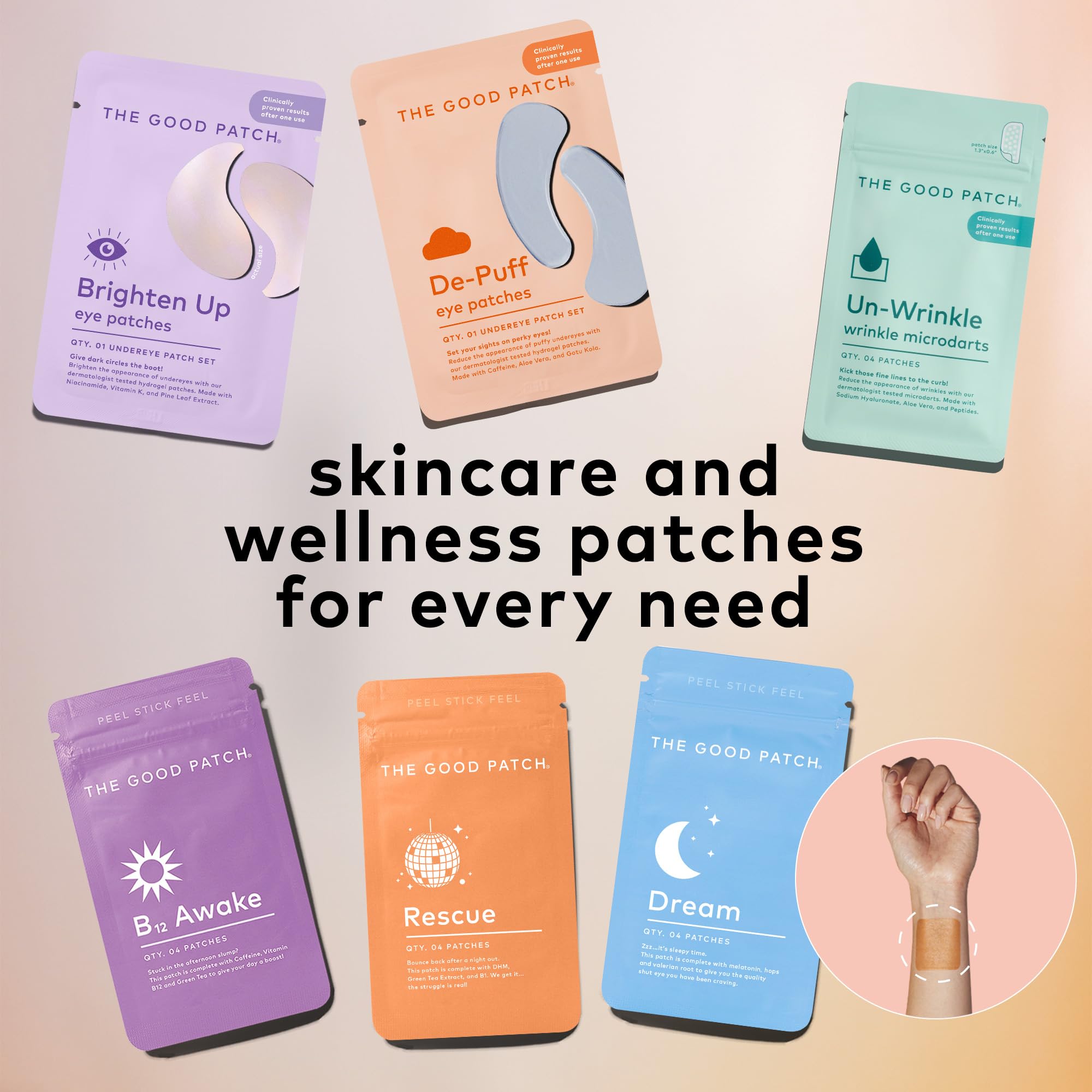 The Good Patch Regard plus lumineux après utilisation.
