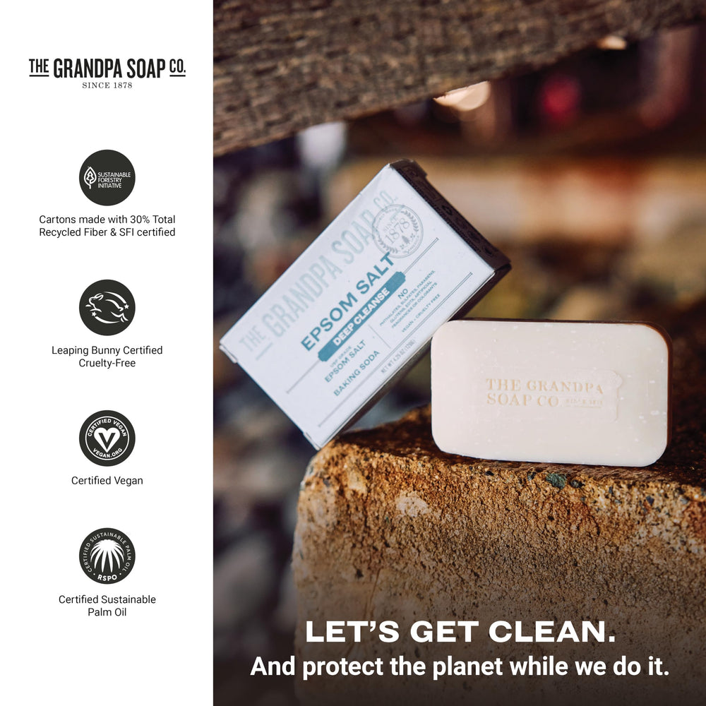 Fabriqué aux États‑Unis selon une tradition familiale The Grandpa Soap Company
