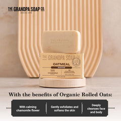 Formule végan et cruelty-free de The Grandpa Soap Company sans additifs artificiels.