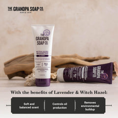 Ingrédients végans et sans cruauté The Grandpa Soap Company, cheveux en douceur.