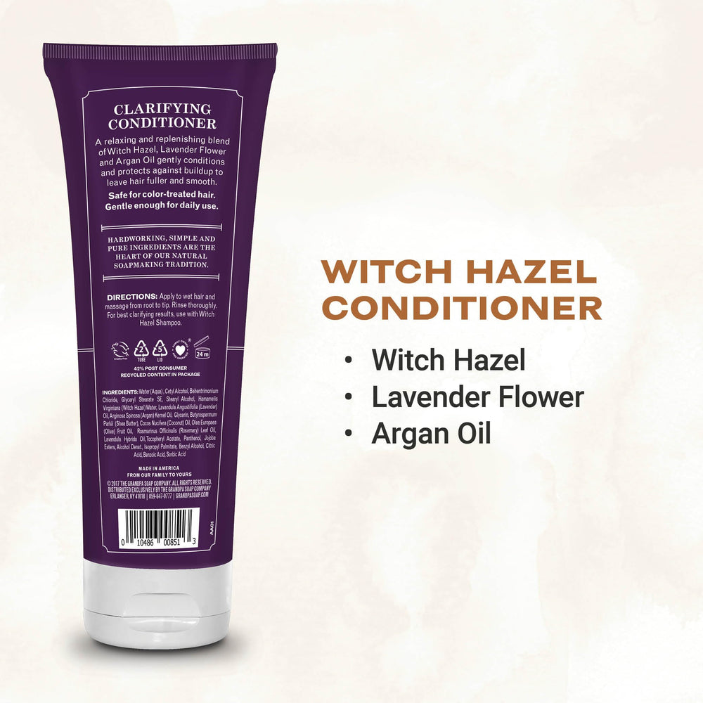 The Grandpa Soap Company lavande et huile d'argan – texture douce qui nourrit les longueurs.