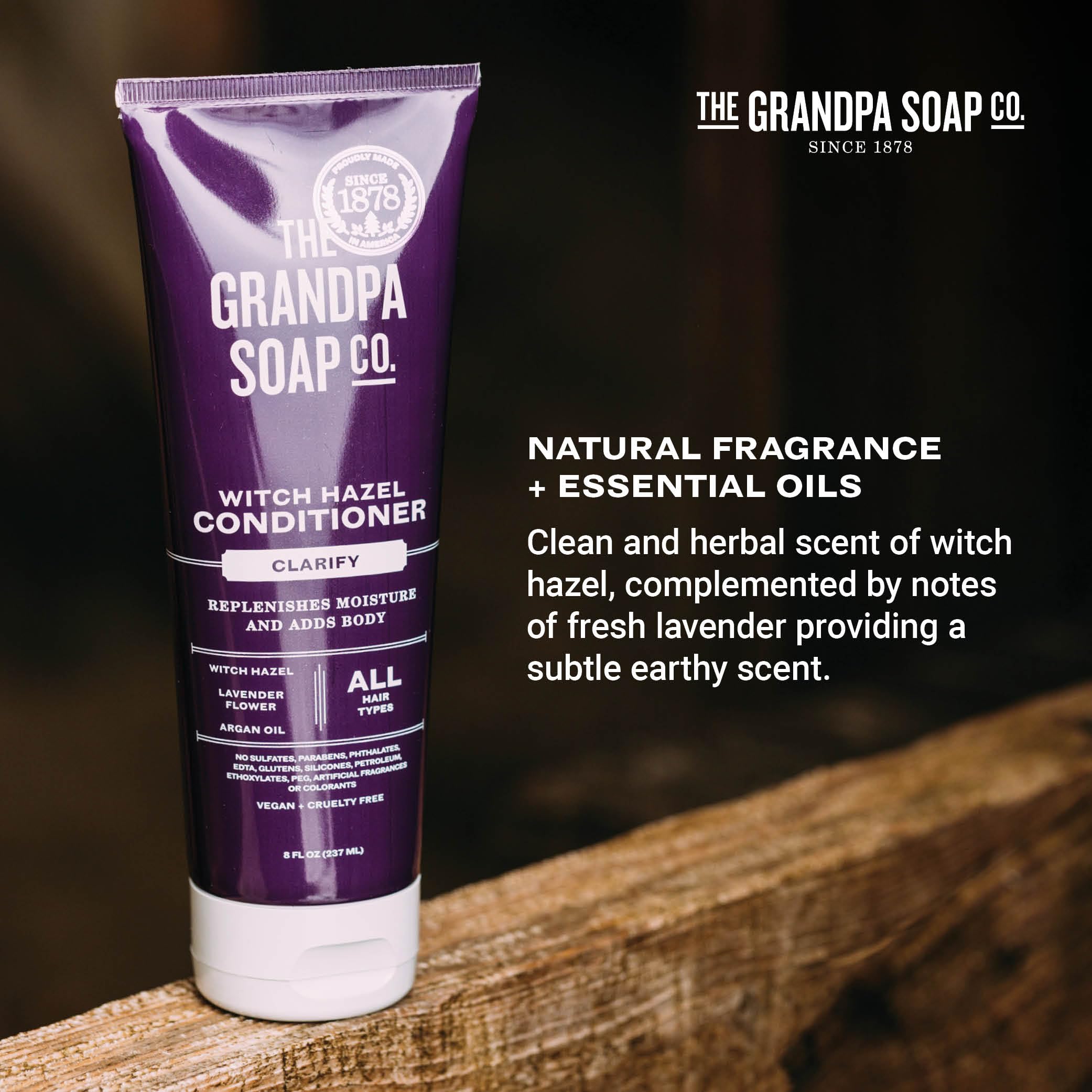 The Grandpa Soap Company prévention de l'accumulation – cheveux plus frais.