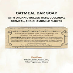 Texture exfoliante légère avec avoine et camomille par The Grandpa Soap Company.