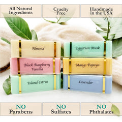 The Grecian Soap Company Savon Amande: douceur nourrissante pour tous les types de peau
