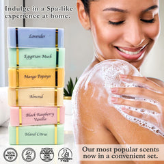 The Grecian Soap Company Savon Mangue Papaye: expérience parfumée et hydratante pour le corps