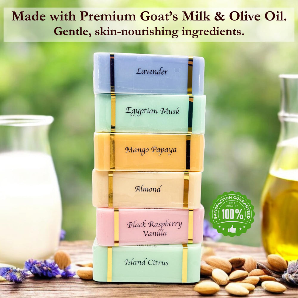 The Grecian Soap Company Savon Musc Égyptien: sensation chaude et veloutée sur la peau