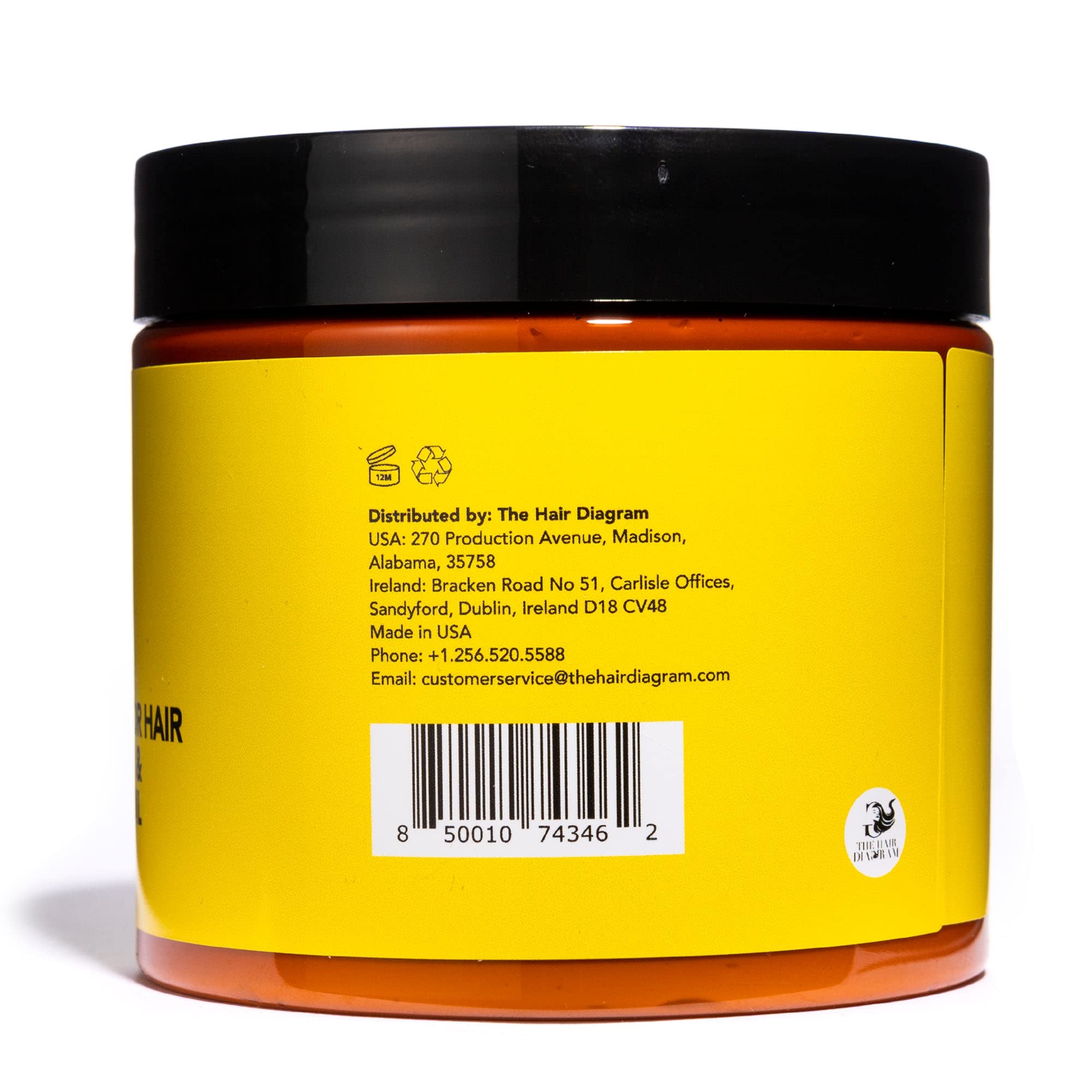 The Hair Diagram Ashley Marie Ingrédients Avocat Tournesol nutritifs.