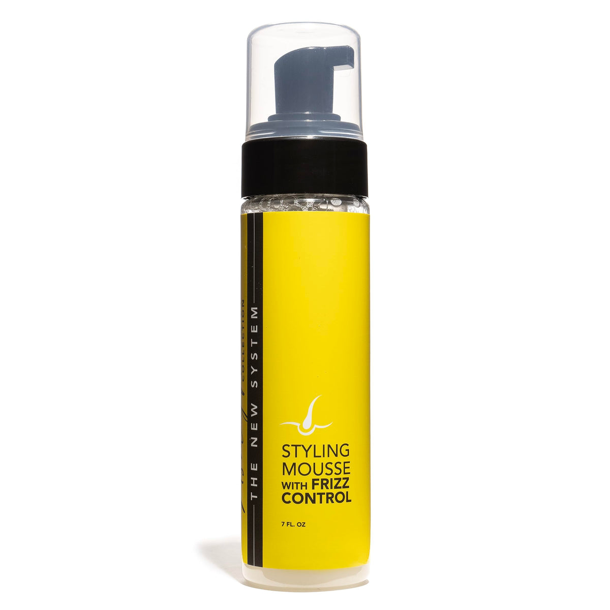 The Hair Diagram Ashley Marie Mousse bouteille: contrôle des frisottis rapide et style.