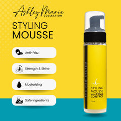 The Hair Diagram Ashley Marie Mousse boucles: boucles définies et hydratées.