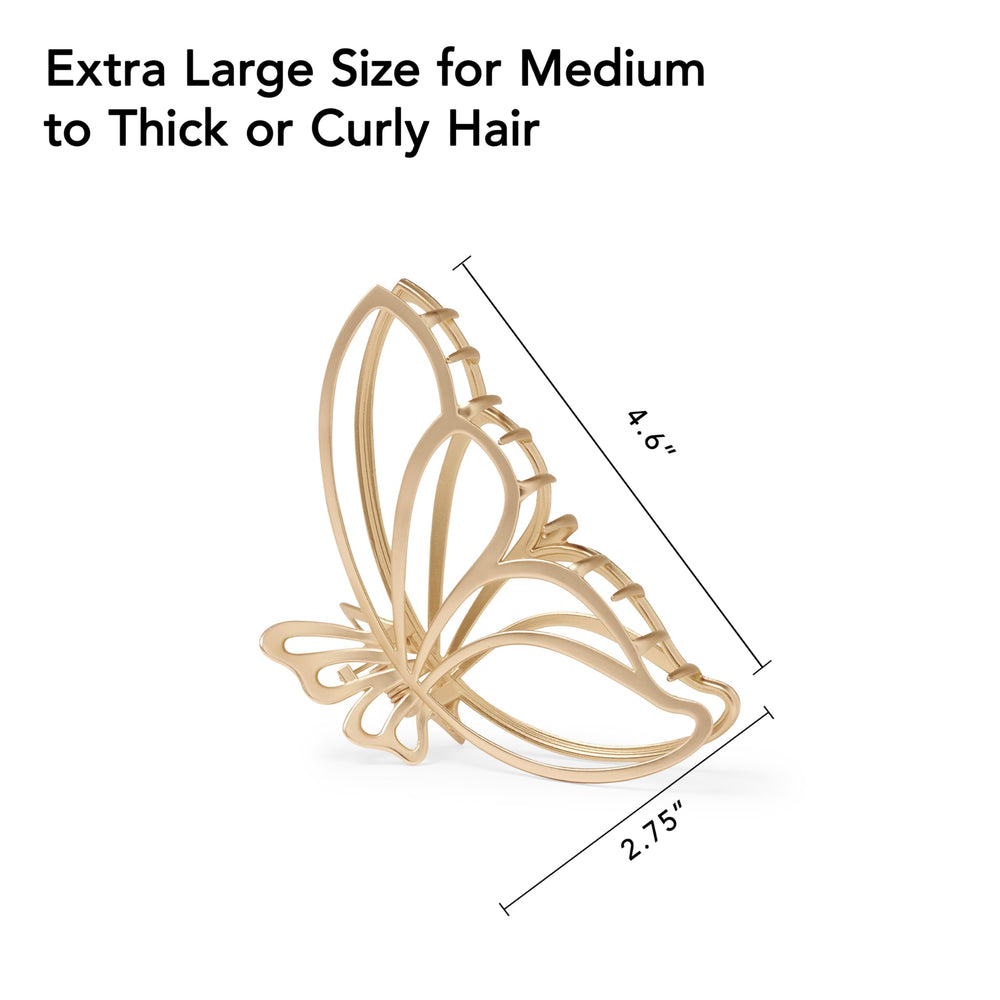 The Hair Edit Barrette Aile Dorée usage quotidien chic.