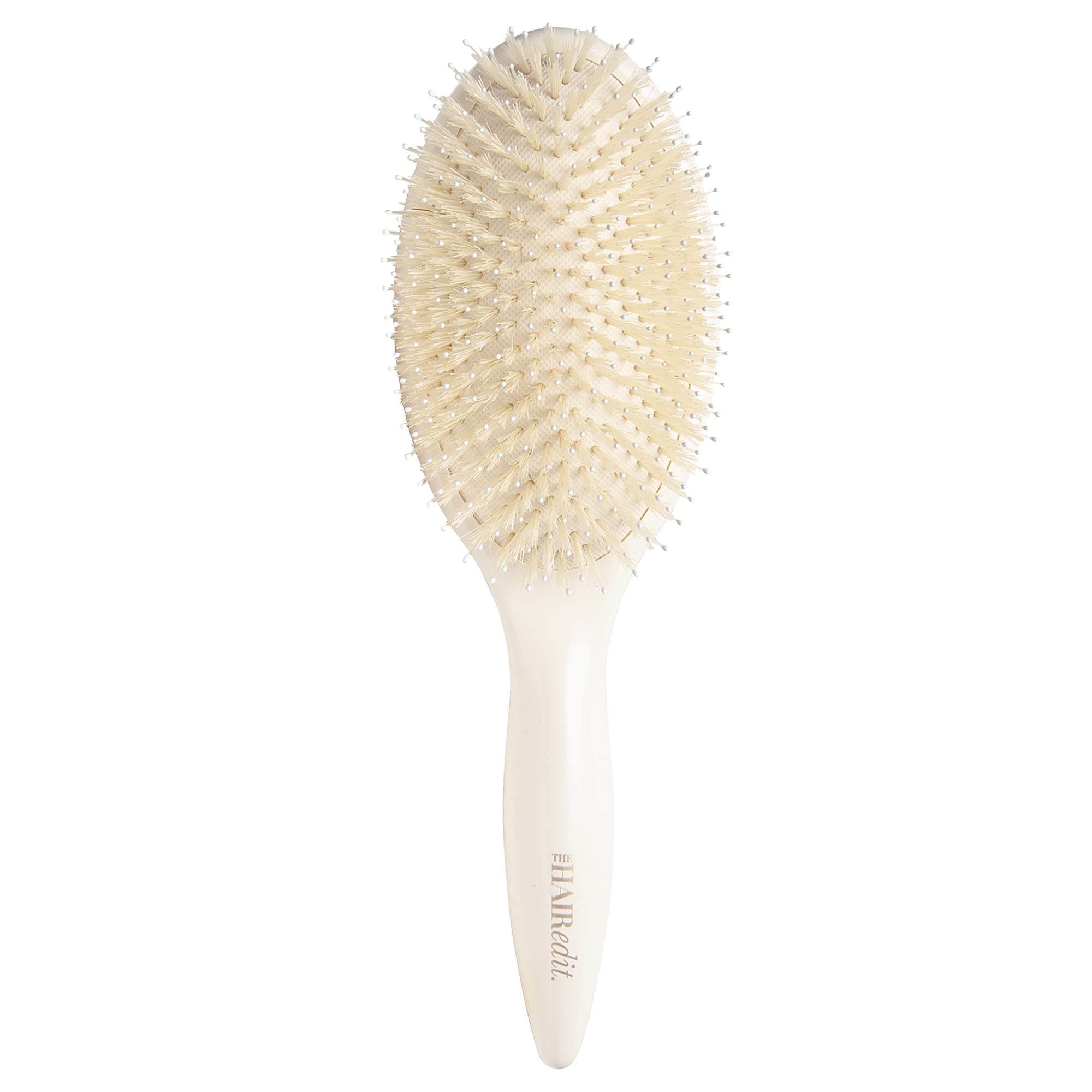 The Hair Edit brosse-poils-sanglier accroît la brillance et la douceur des cheveux.