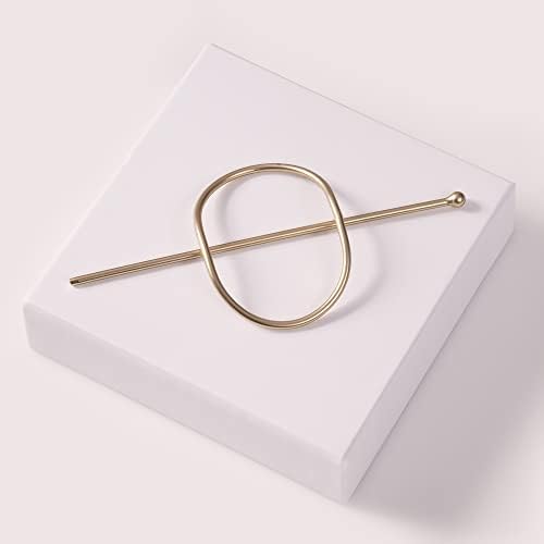 The Hair Edit Hoop & Pin : barrette-confort-cheveux-moyens, mise en place rapide et légère.