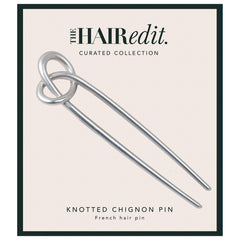 The Hair Edit Knotted Chignon Pin – épingle silhouette discrète pour coiffage quotidien.