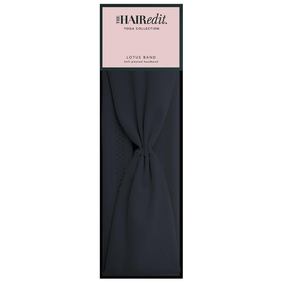 Le bandeau The Hair Edit Lotus Band, bandeau plissé pour un style chic et confortable.