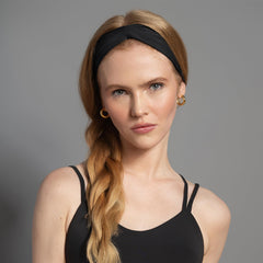 Bandeau The Hair Edit Lotus Band, deux façons de porter pour style et confort.