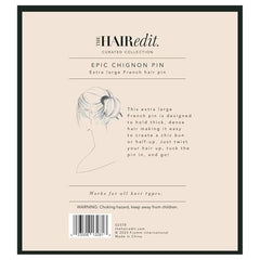 The Hair Edit Épingle torsion française pour coiffures élégantes et faciles.
