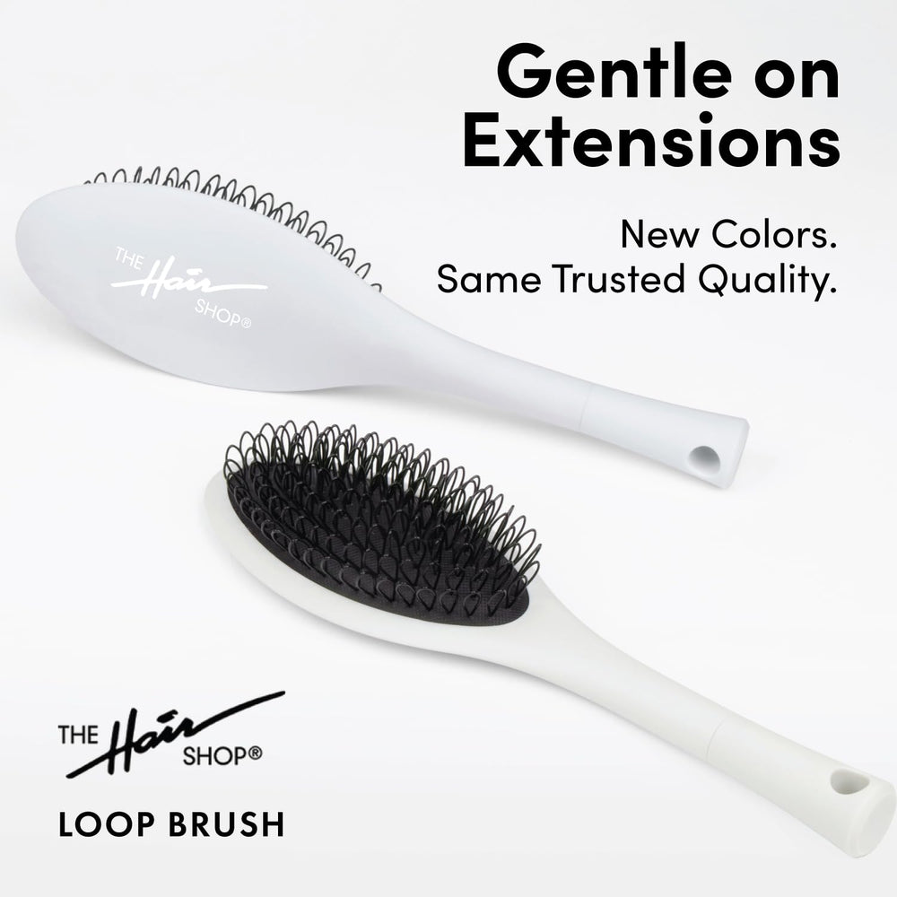 Brosse The Hair Shop sans noeud pour extensions, démêlage rapide et sûr.