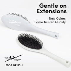 Brosse The Hair Shop sans noeud pour extensions, démêlage rapide et sûr.