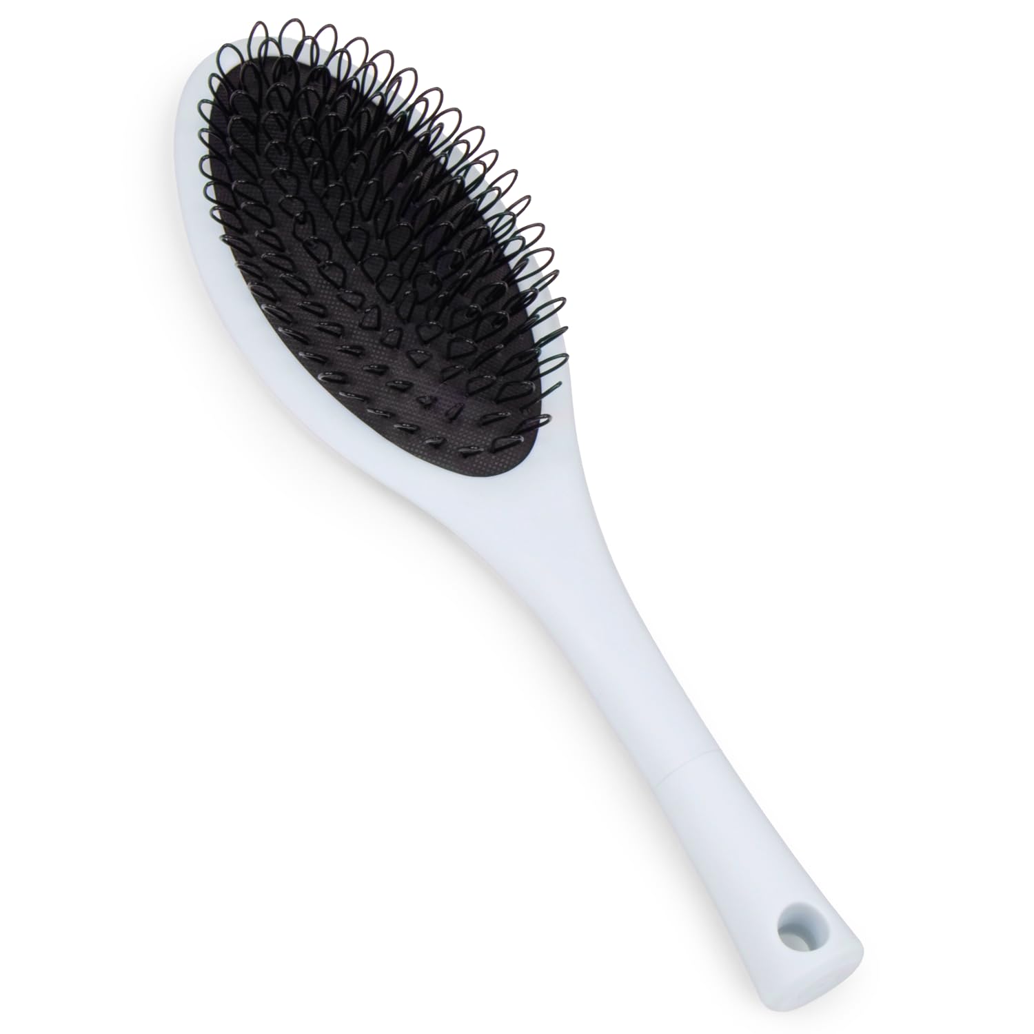Brosse The Hair Shop à boucle bleu clair, démêlage en douceur et ergonomie.