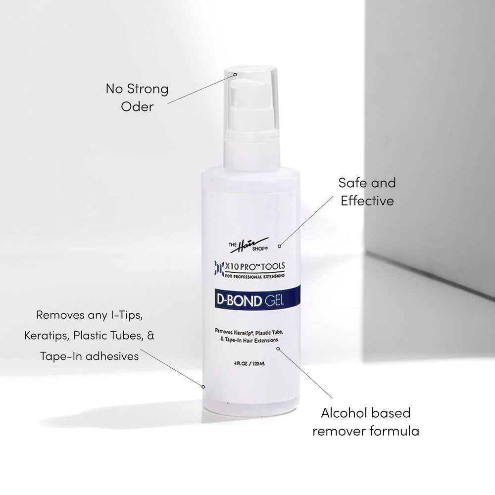 The Hair Shop X10 Pro-Tools D Bond Gel Remover – Flacon compact professionnel