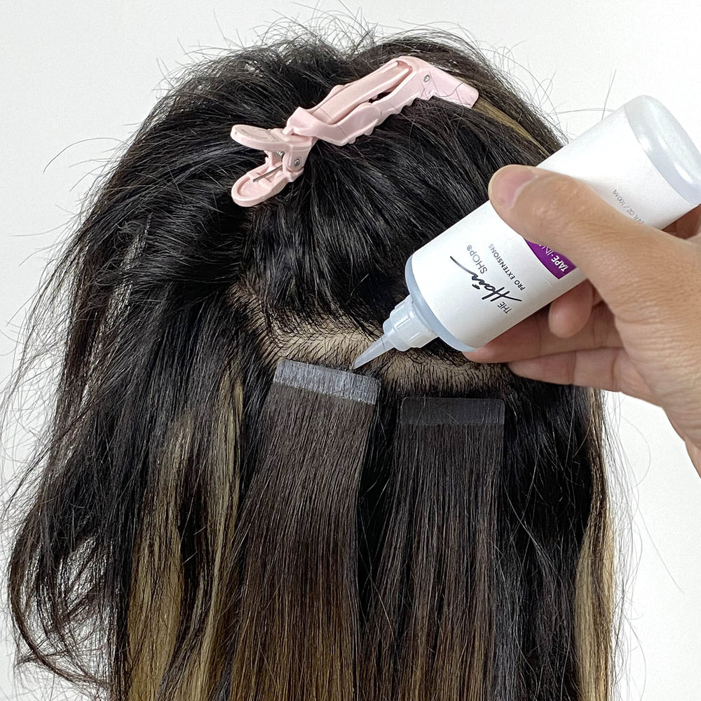 The Hair Shop X10 Pro-Tools Dissolvant Tape-in: compatible avec Smart Tabs et extensions peau.