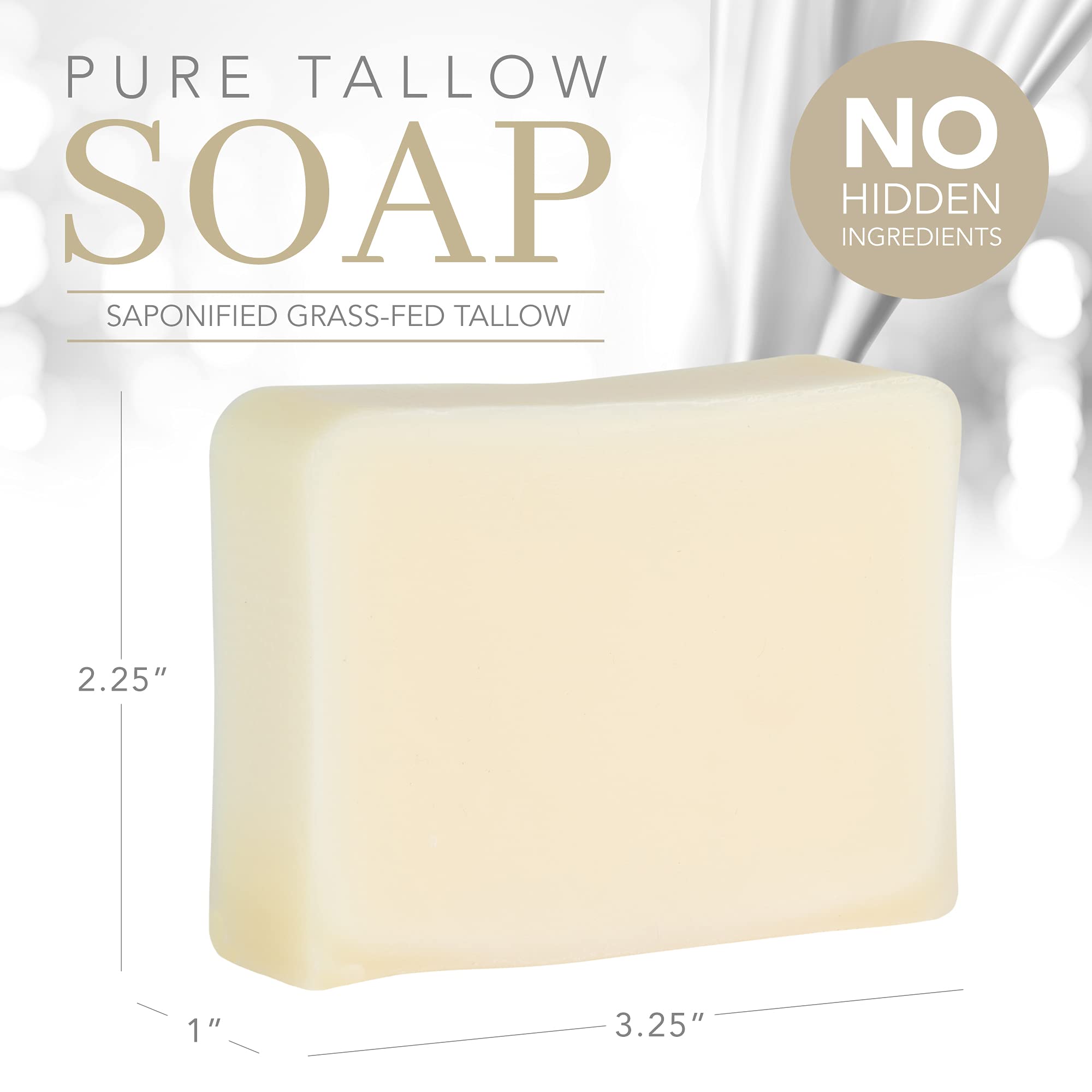 The Healthy Porcupine: texture-crémeuse du savon-talg offre une mousse riche et réconfortante.