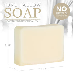 The Healthy Porcupine: texture-crémeuse du savon-talg offre une mousse riche et réconfortante.