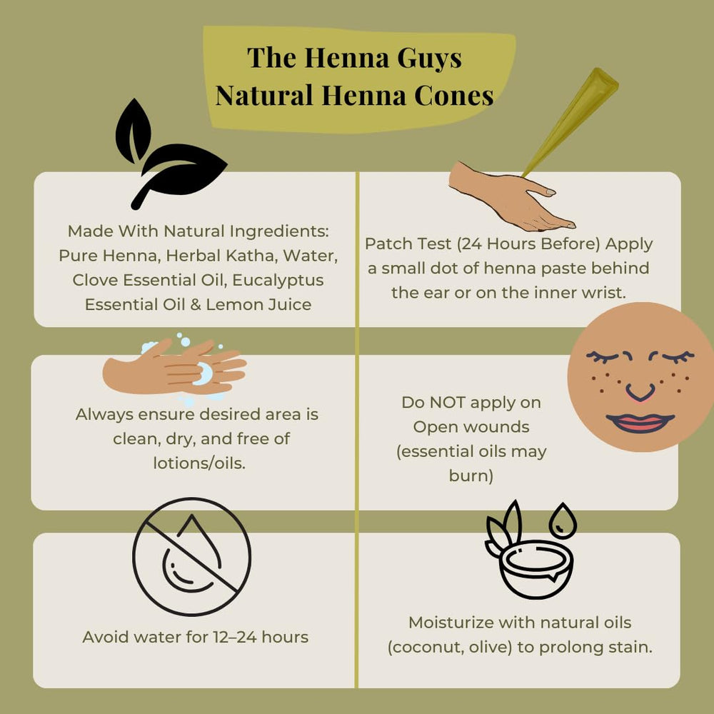 The Henna Guys, couleur roux brun sur mèches ciblées.