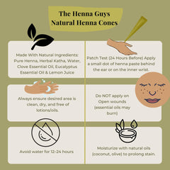 The Henna Guys, couleur roux brun sur mèches ciblées.