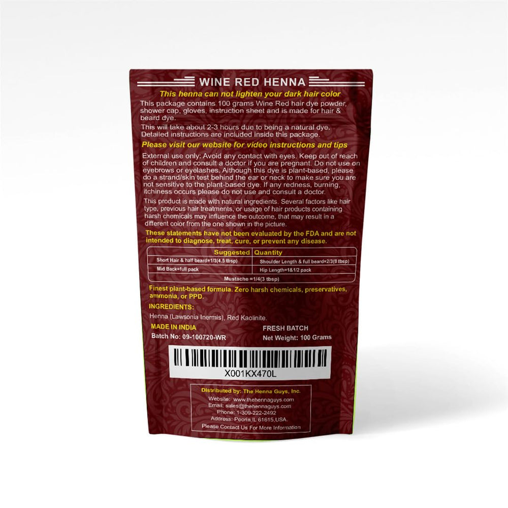 The Henna Guys – couverture des gris naturellement sans produits chimiques.