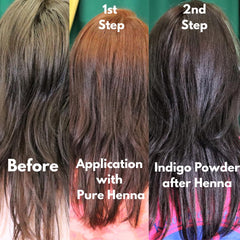 The Henna Guys Indigo: couleur indigo naturelle pour couvrir les gris.